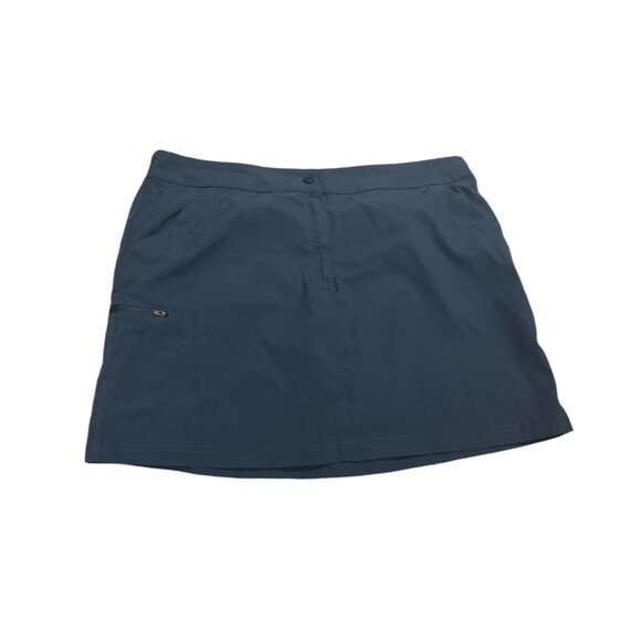 COPY - 32 DEGREES COOL Skort Sz XL Blue 3 Pockets Front Zip Golf Hike At… - Picture 3 of 11